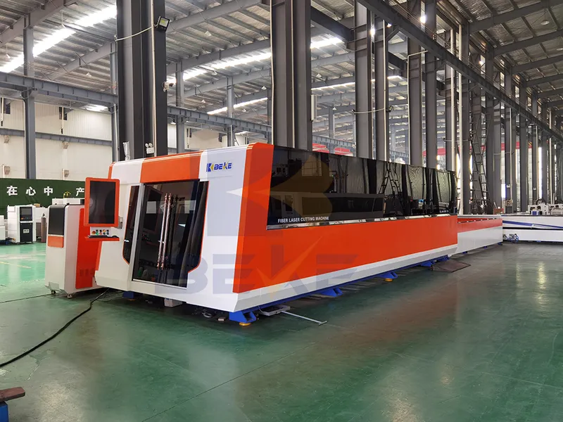 Beke Hot Sales 3020 Round Closed Aluminium Plate CNC Fiber Laser Cutting Machine