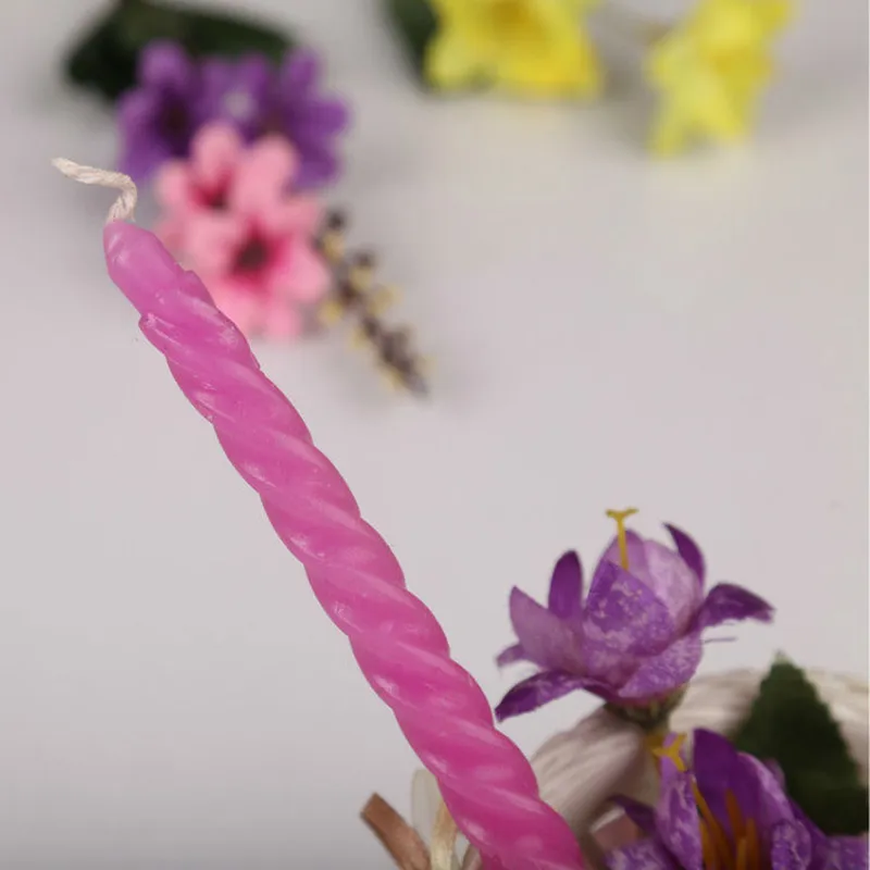 China Colorful Candle Wax Spiral Candle Suppliers