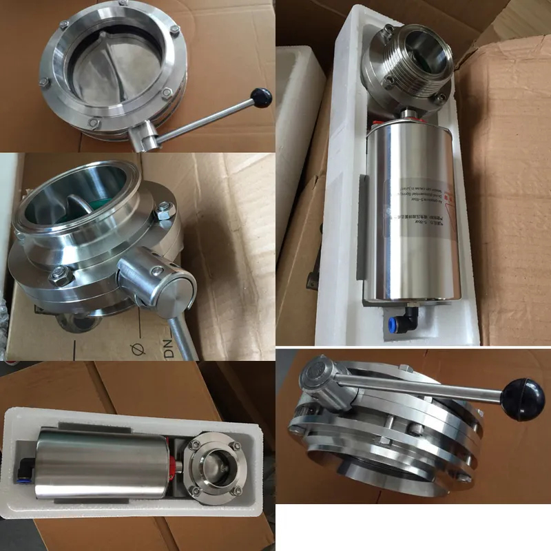 Stainless Steel Hygienic Manual Threaded Butterfly Valve (JN-BV1003)