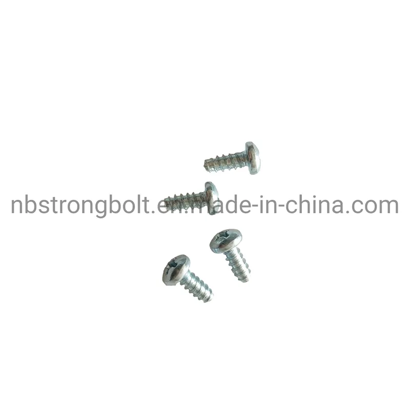 pH Cross Pan Head Screw with Flat End