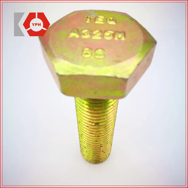 Factory Produced Carbon Steel Glavanized Hexagon Hex Heavy Structural Bolt A325m