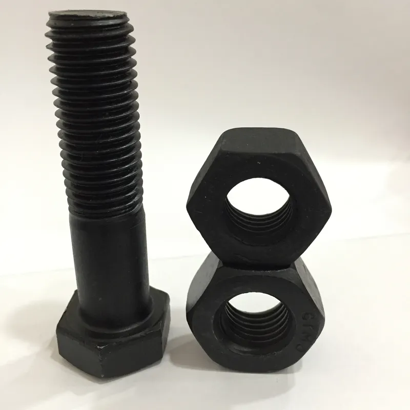 China Suppliers HDG Black Customized Fasteners Products Hexagon Bolts