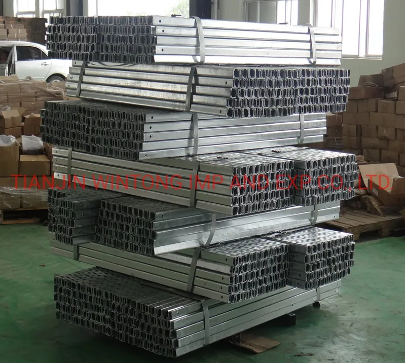 Slotted Galvanized Stainless Steel Unistrut Cold Rolled Profile C Channel