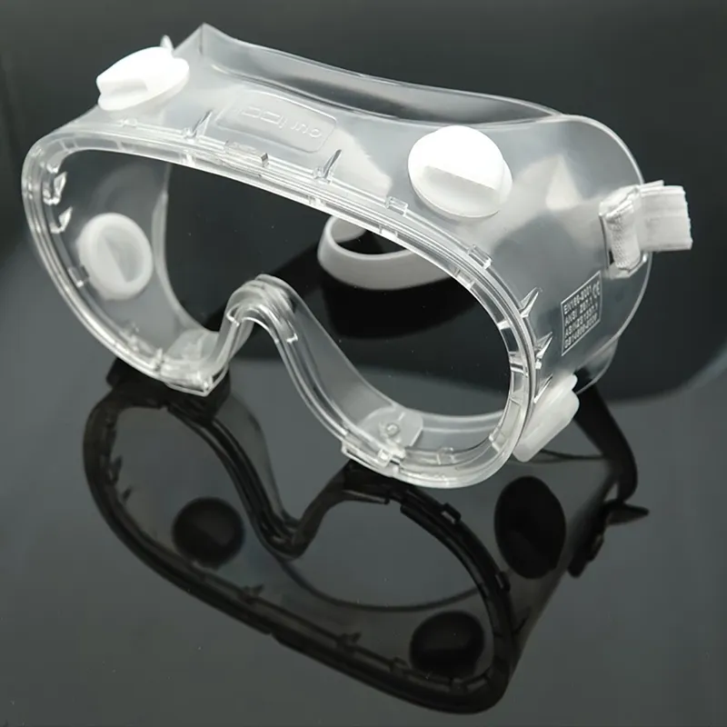 Medical Goggles with Flexible Lenses and Closed Anti-Fog Anti-Virus