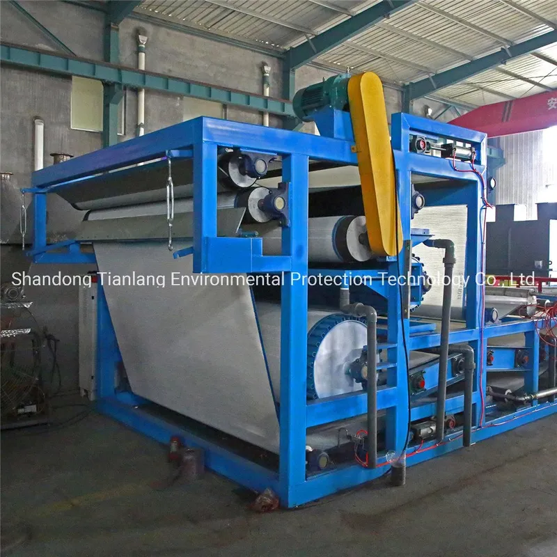 High Quality Urban Sludge Dewatering Belt Filter Press Equipment