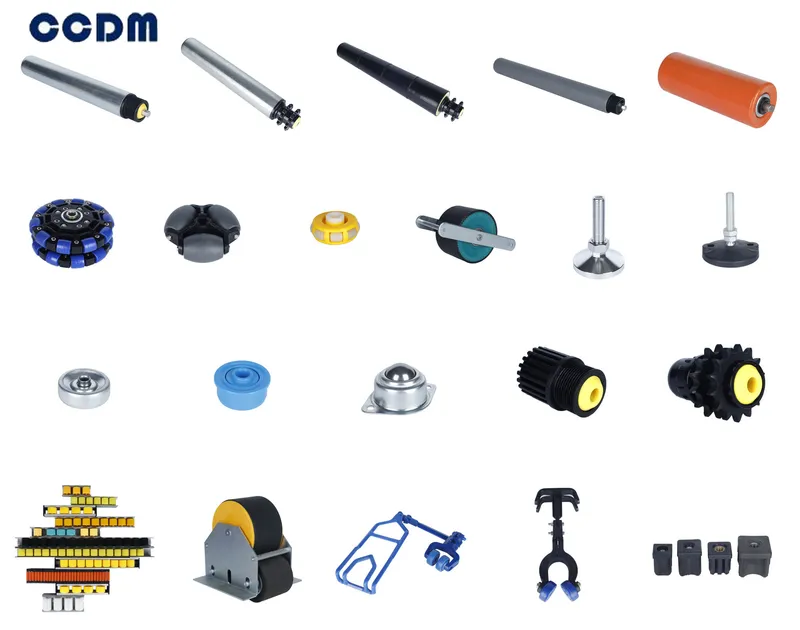 Double Steel Sprocket Driven Roller with Flange