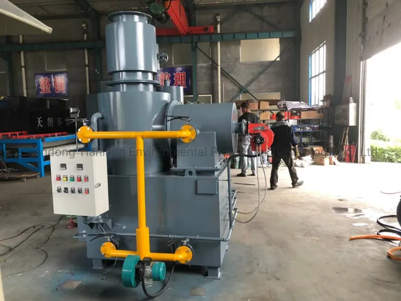 Food Packaging Plastic Bag Waste Incinerator for Factories