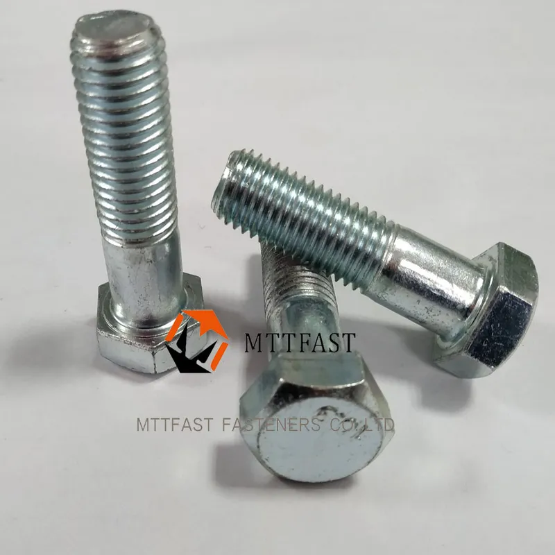 DIN Standard Steel Bolts with Metric Thread DIN933 DIN931