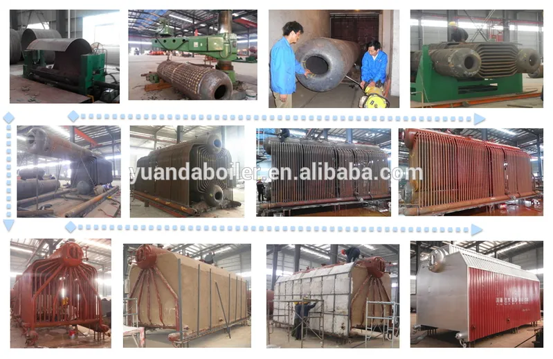 Szl Double Drum Coal Fired Steam Boiler 18 Ton China