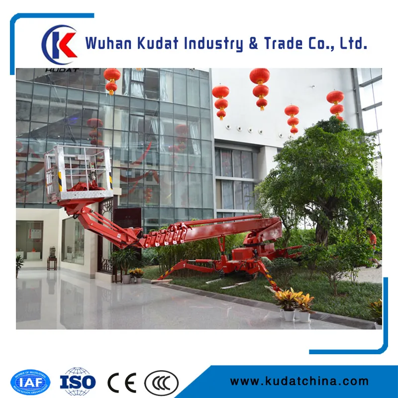 26m Towable Telescopic Boom Spider Lifts