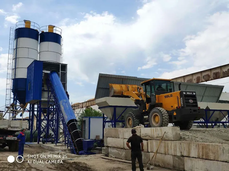 Hzs25 Small Capacity Concrete Batching Plant for Construction Site