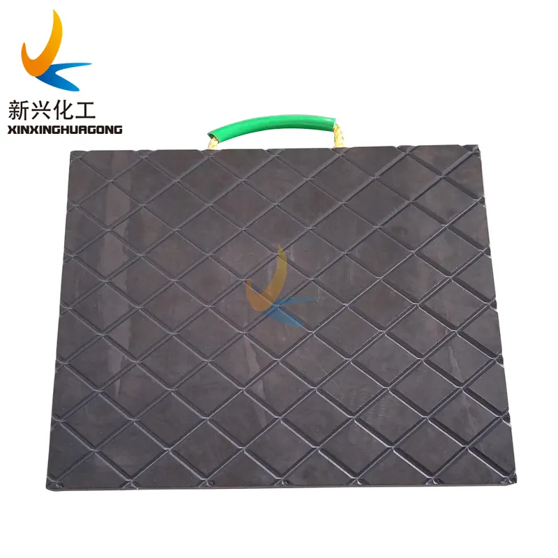 Round / Square UHMWPE Outrigger Pads for Concrete Pumps
