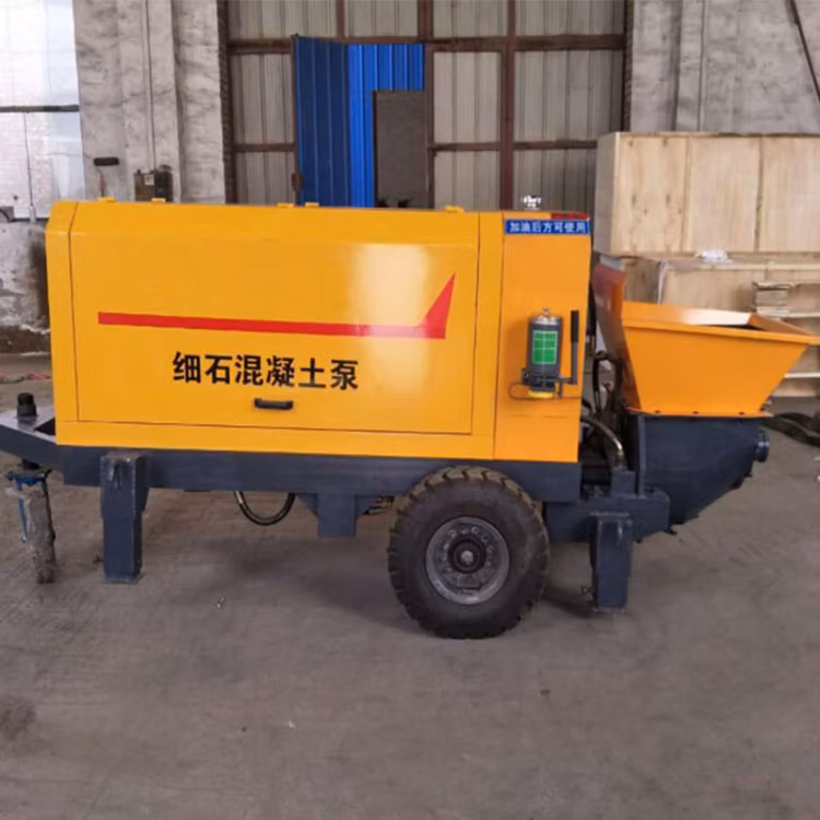Big Grain Concrete Pump Hydraulic System Concrete Pump 12m3/H