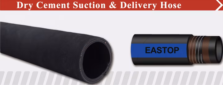 High Pressure Concrete Pump Delivery Dry Cement Garden Rubber Hose