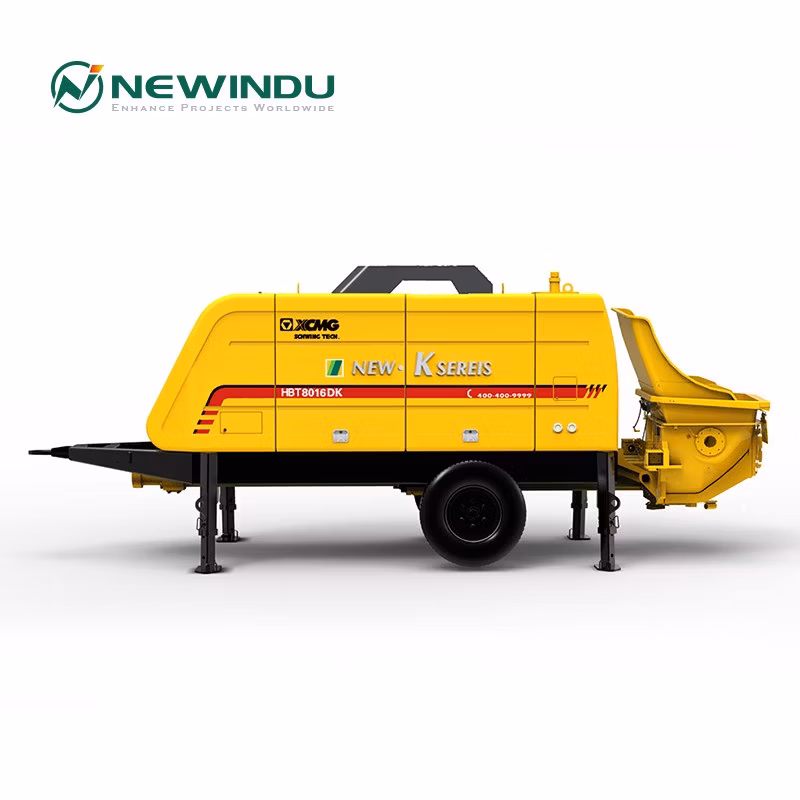 Trailer Concrete Pump Hbt9018K Price Concrete Pump Machine for Sale