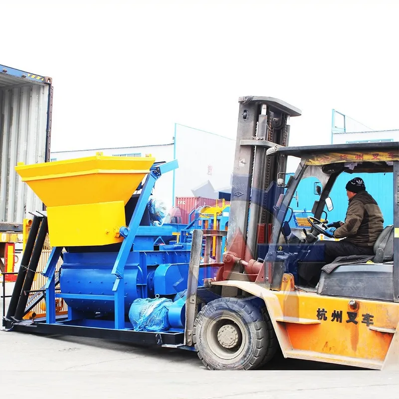 500 Litres Double Spiral Twin Shaft Concrete Mixer Js500