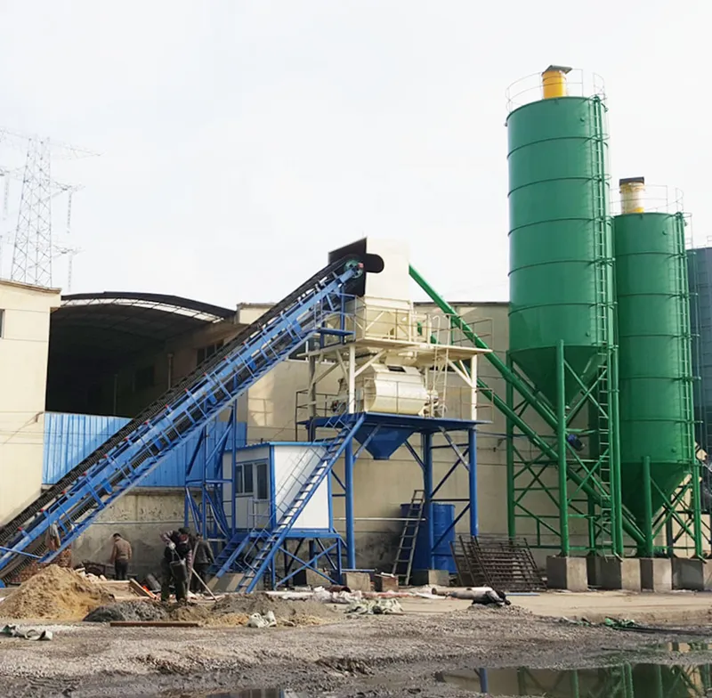 World Famous Zoomlion Hzs90p Mini Concrete Batching Mixing Plant in Philippines