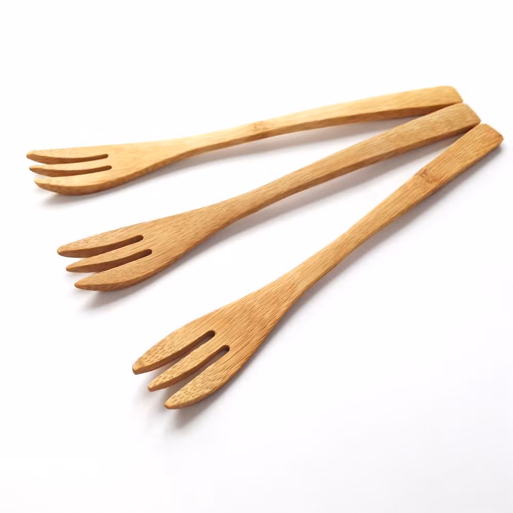 Eco Friendly Biodegradable Wooden Cutlery Large Disposable Wooden Cutlery