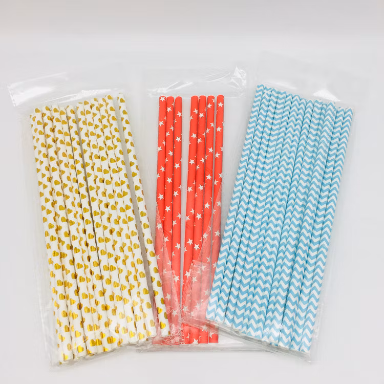 Free Samples Different Size Quality Disposable Paper Straws