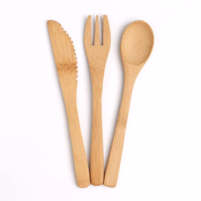 Eco Friendly Biodegradable Wooden Cutlery Large Disposable Wooden Cutlery