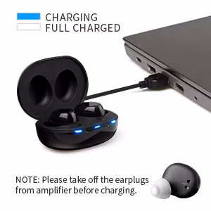 Sound Amplifiers with Portable Charging Case Looks Like Earbuds