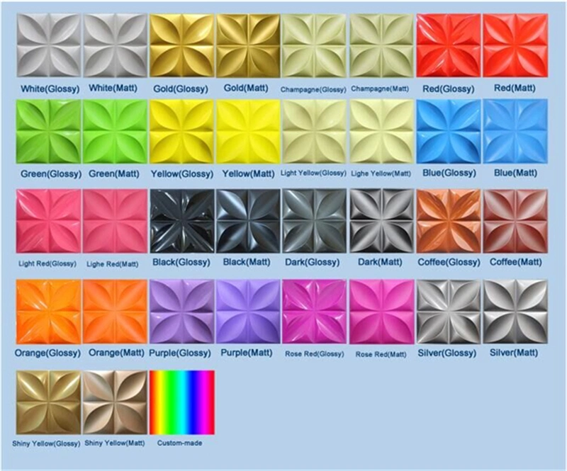 Laser Design 3D Wall Cladding Panels / Customized Shape 3D Wall Panel