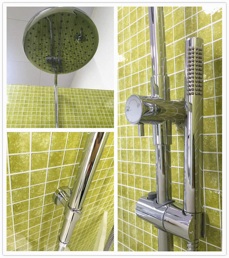 Watermark Solid Brass Sanitary Ware Round Bathroom Watermark Shower (ARF5064)