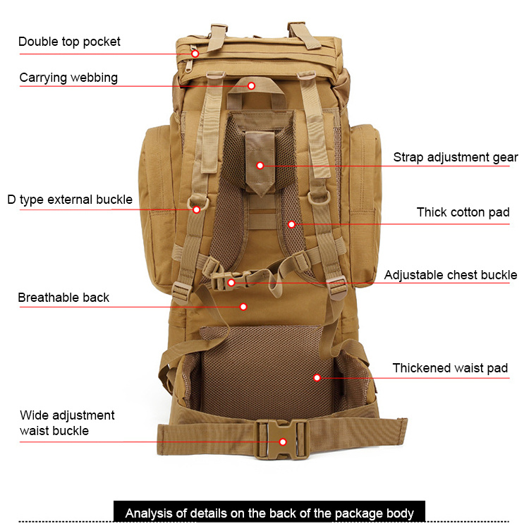 Outdoor Camping Sport Backpack Portable Waterproof Outdoor Hiking Backpacks