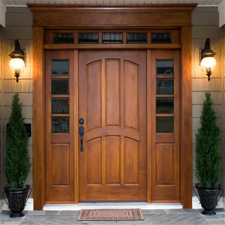 Solid Wood External Doors Metal Exterior Doors Metal Entry Doors