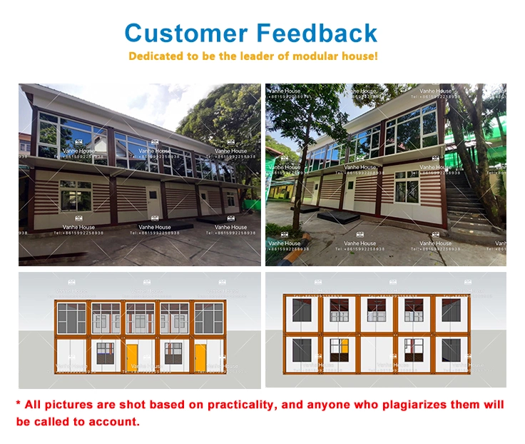 40FT Container House Floor Plans Prefab Steel Structure Constructure Building Prefabricated Cabin Houses