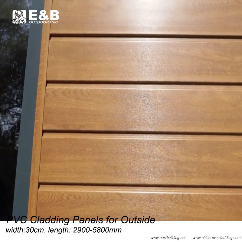 External Outdoor Use PVC Ceiling Cladding Panels Without Color Fade
