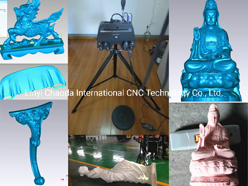 Rotary Device 3D Statue Carving Foam Flat Engraving 3D Models CNC Router
