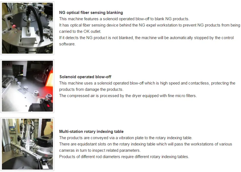 Customized Rotary Disk Optical Inspection Machine