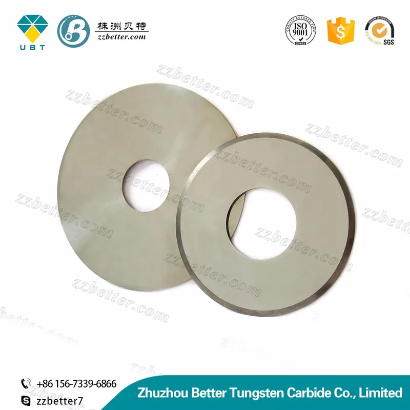 High Precision Customized Carbide Round Blade, Disc Cutter