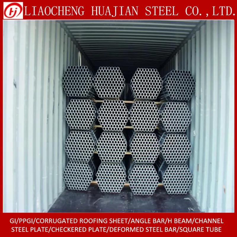 Weld Steel Pipe Round Welded Steel Pipe with Galvanized