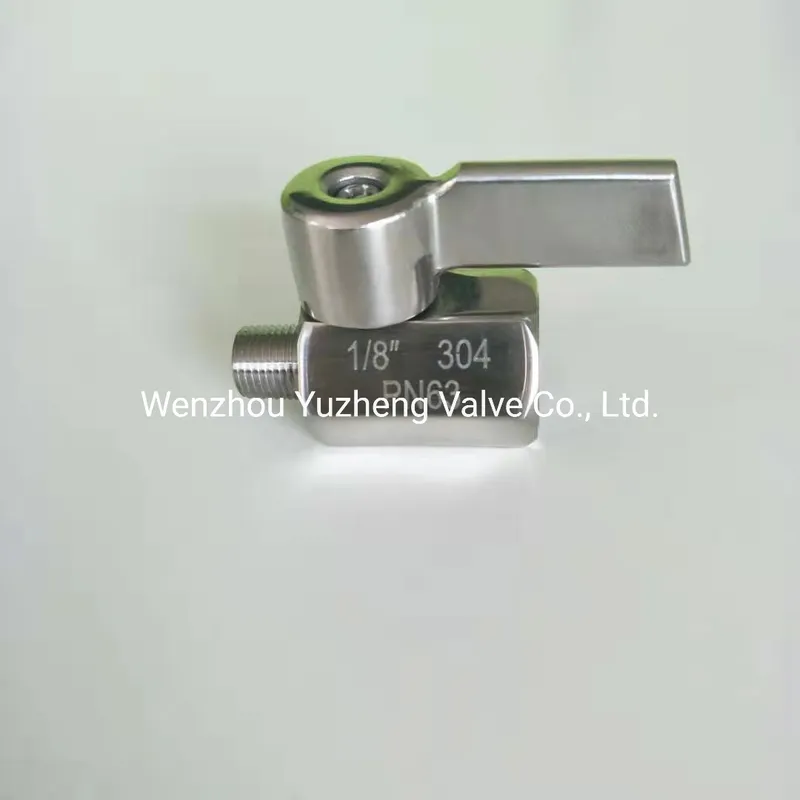 Brass Mini Ball Valve F/M Chrome Plated/ Mini Ball Valve