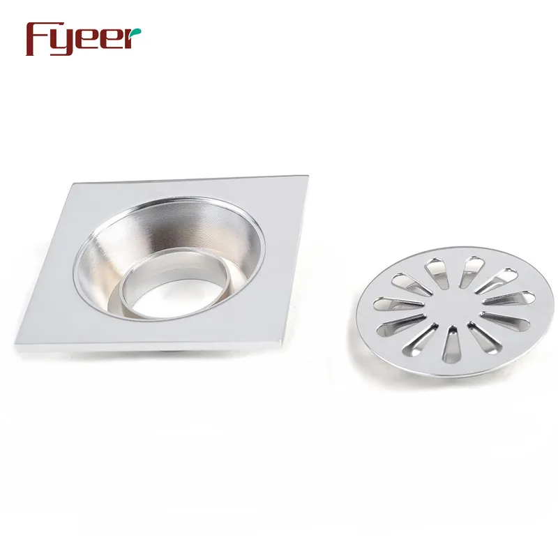 Fyeer Solid Brass Floor Drain