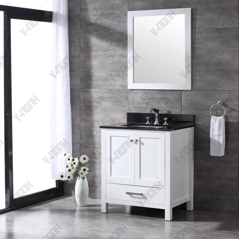 Luxury Large Size 84" Solid Wood Bathroom Cabinet furniture