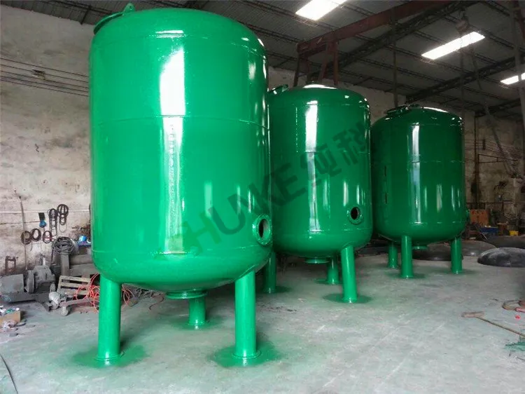 Filter Tank Green Filter Tank Carbon Steel Water Treatment Tank