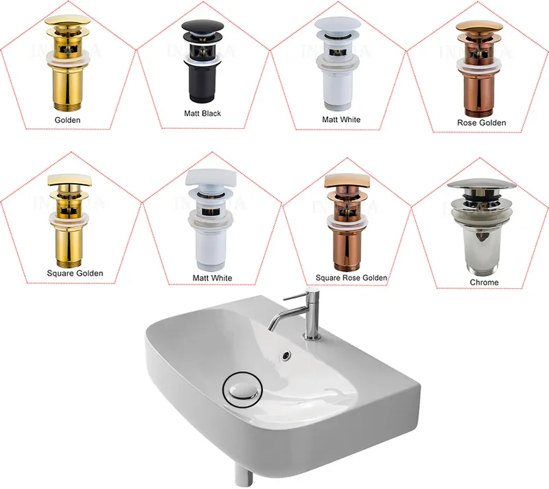 China Chrome Plated Basin Waste Bathroom Fittings Basin Lavatory Drain