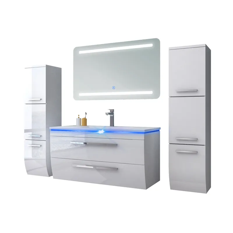 Bathroom Cabinet Wood Storage Cabinet with Modern Style HS-E1908