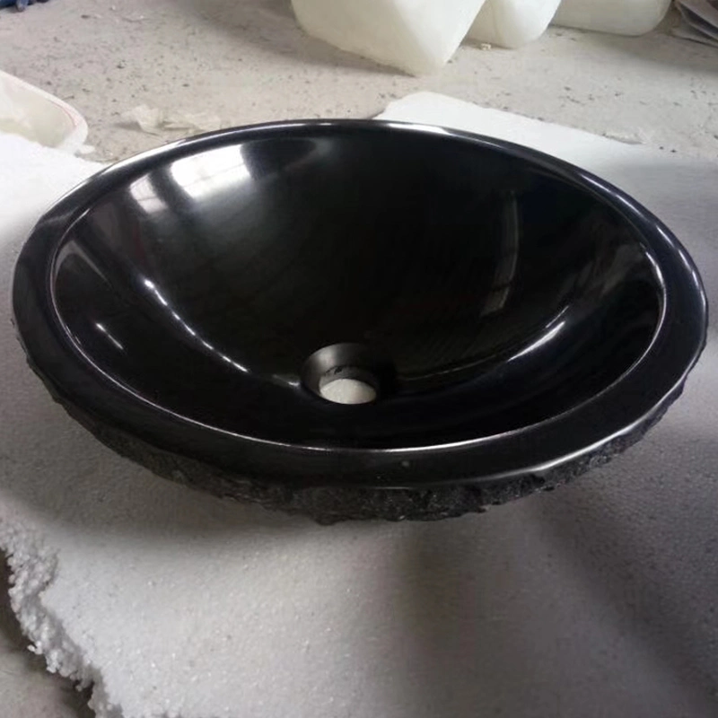Black Granite Stone Sink Wash Basin for Bathroom & Kitchen