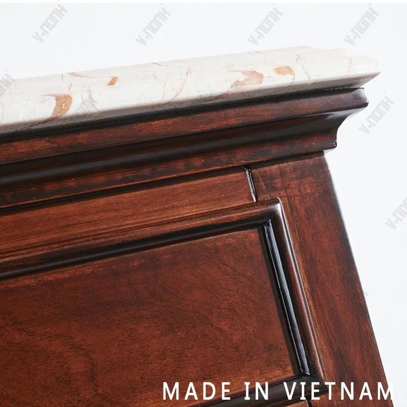 Transitional Style Made in Vietnam Floor Mounted Bathroom Furniture