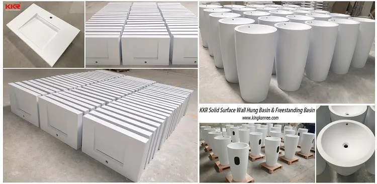 Modern Sanitary Ware Square Stone Marble Bathroom Washing Basins