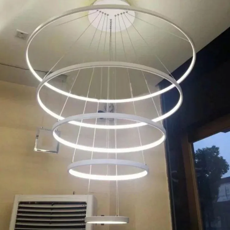 LED Modern Decorative Crystal Glass Chandelier Ceiling Hotel Indoor Hanging Pendant Light