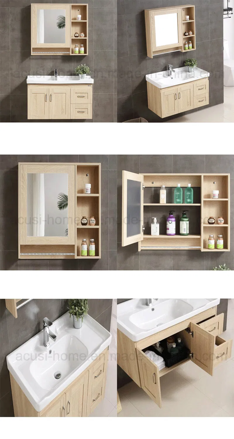 Hot Selling Modern Solid Wood Wall Hang Bathroom Cabinet (ACS1-W89)