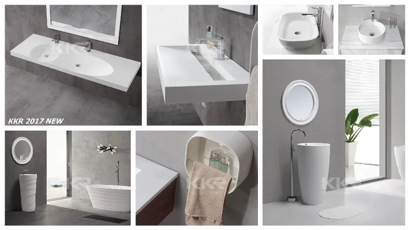 Italian Design Solid Surface Washing Basin for Bathroom