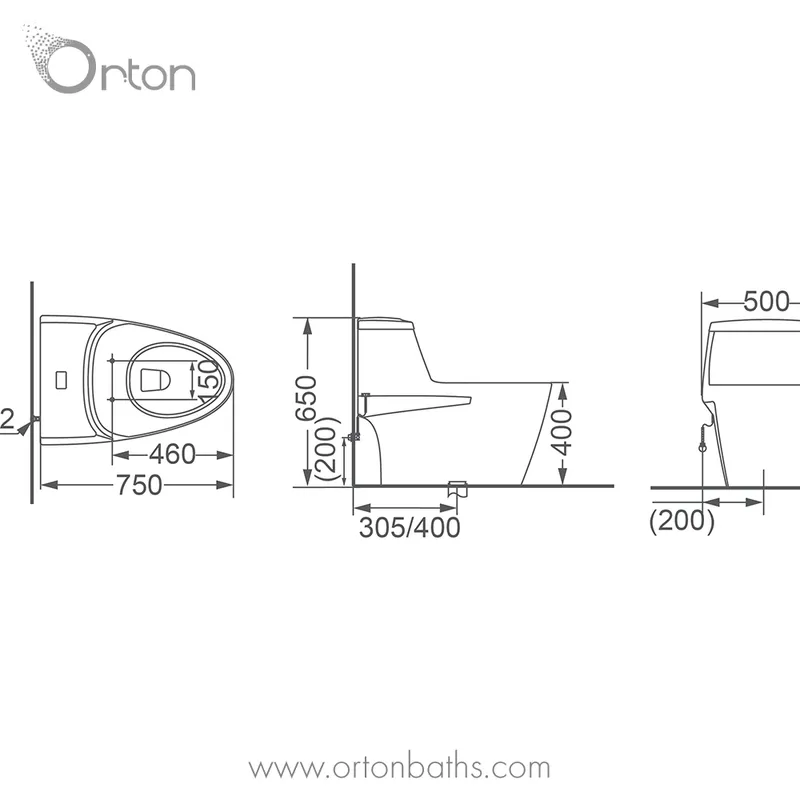 Modern White Bathroom Sets Sanitary Ware One Piece Wc Toilet with Shallow Tank