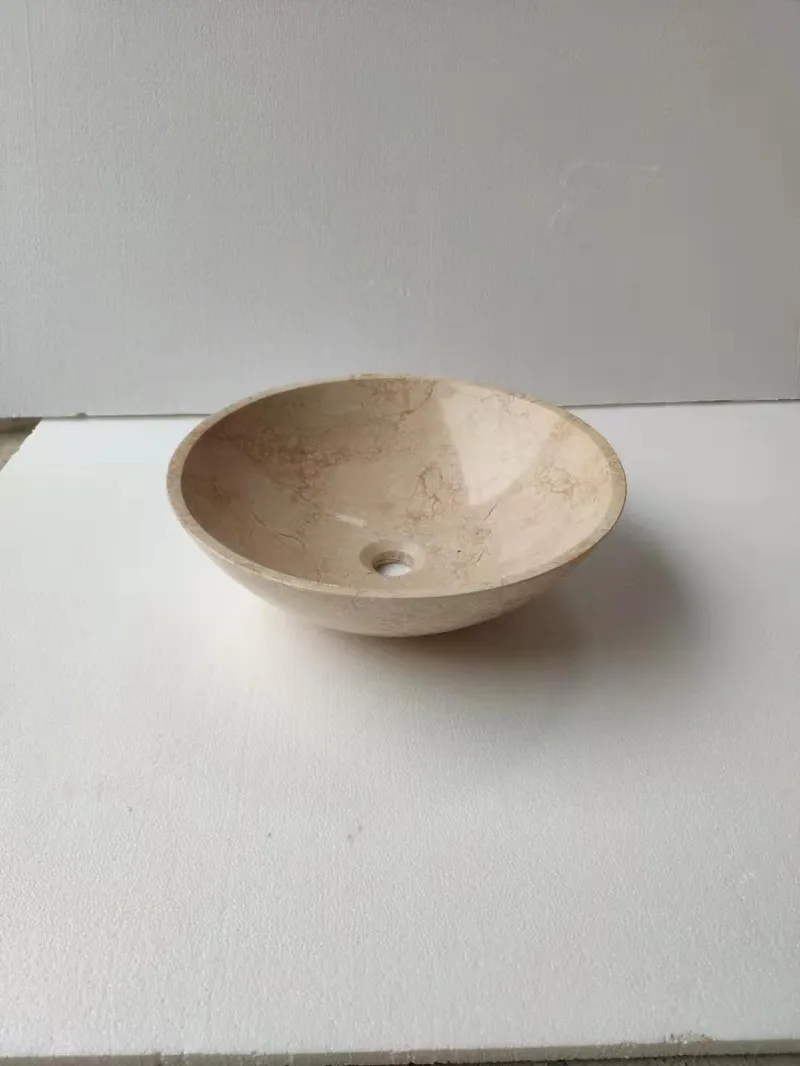 G682 Rusty Yellow Granite Washbasin for Bathroom