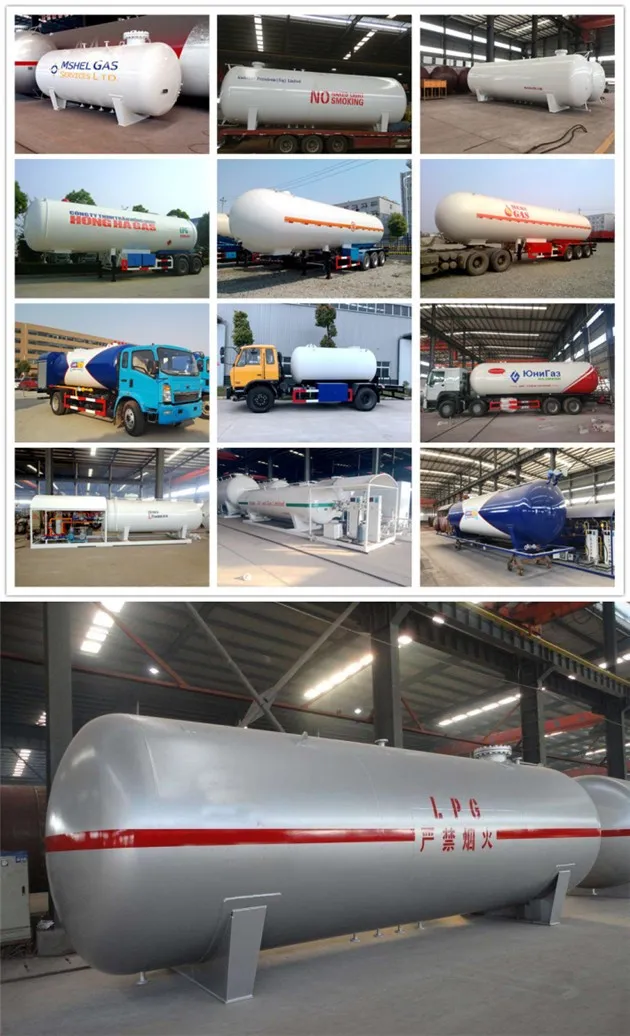 2-50tons LPG Tank Bulk LPG Tank Bulk Liquid Gas Tank